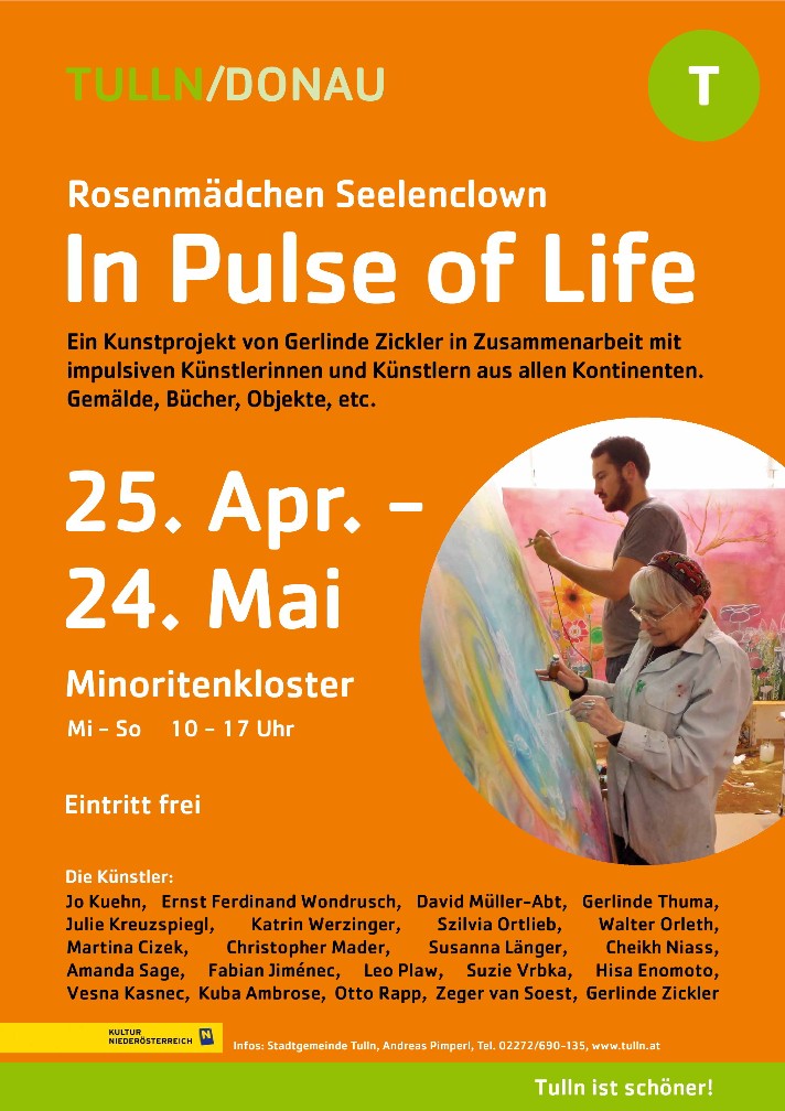 Ausstellung “Rosenmädchen Seelenclown – In Pulse of Life”