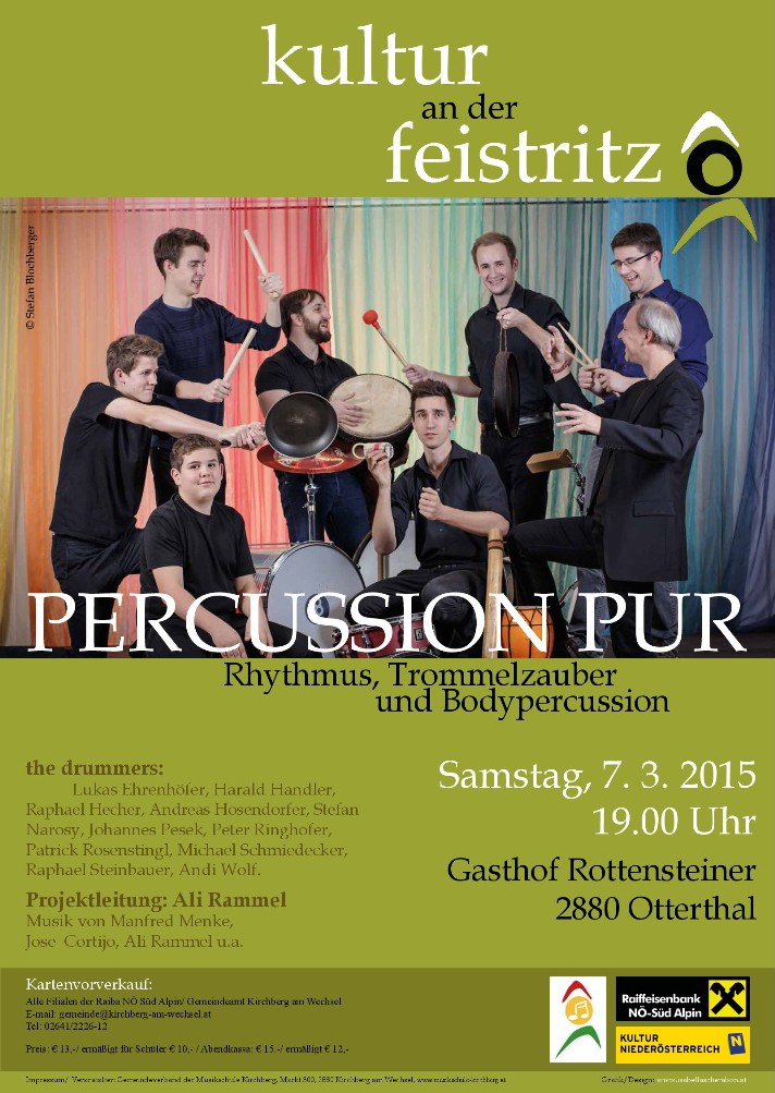 Percussion Pur an der Feistritz 07.03.15